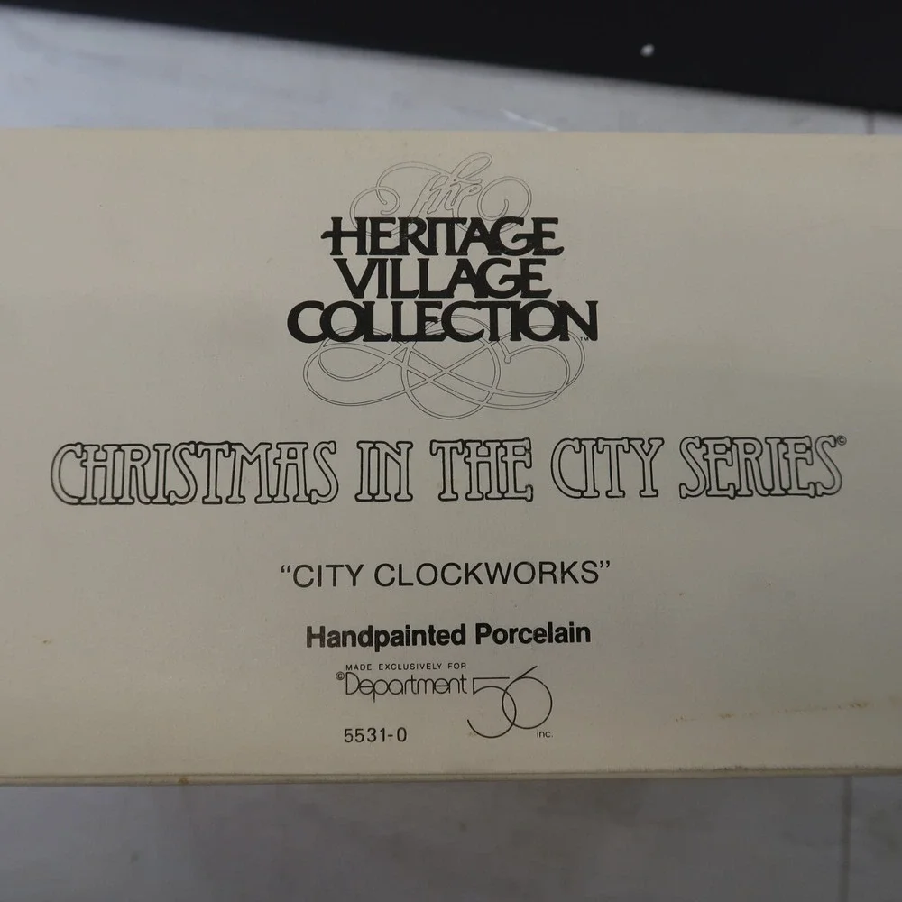 Department 56 Christmas in the City Clockworks # 5531-0